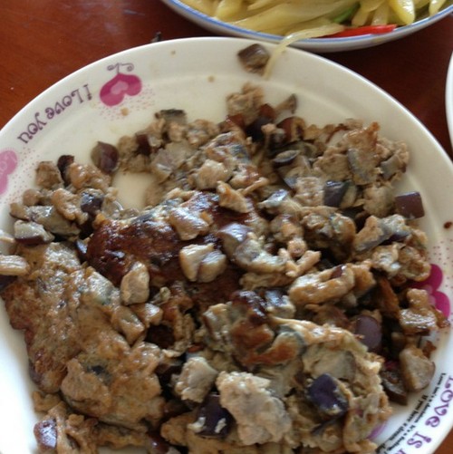 鸡蛋炒茄子