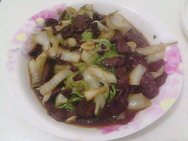 白菜猪血