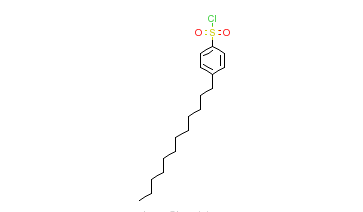  p>对十二烷基苯磺酰氯是一种化学品,化学式是c sub>18 /sub>h sub>29