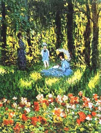 雷诺阿画青蛙塘