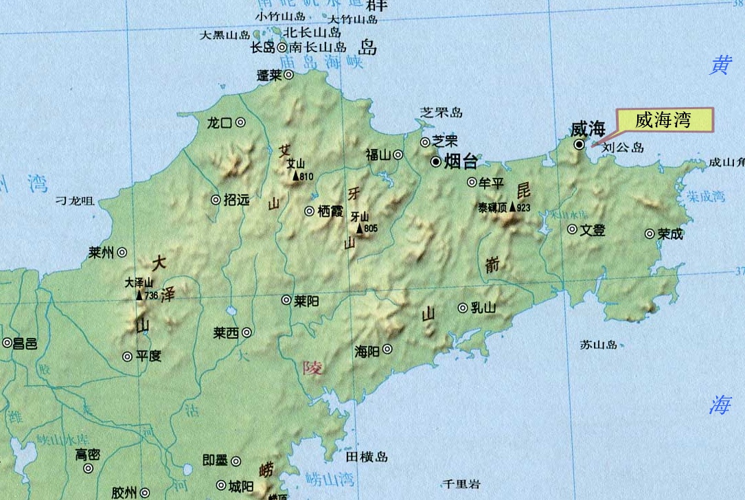  p>威海湾,位于中国 a target="_blank" href="/item/黄海/19491"