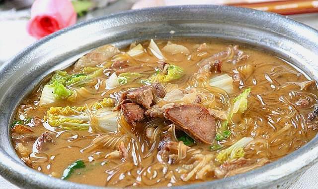 猪肉大白菜炖粉条