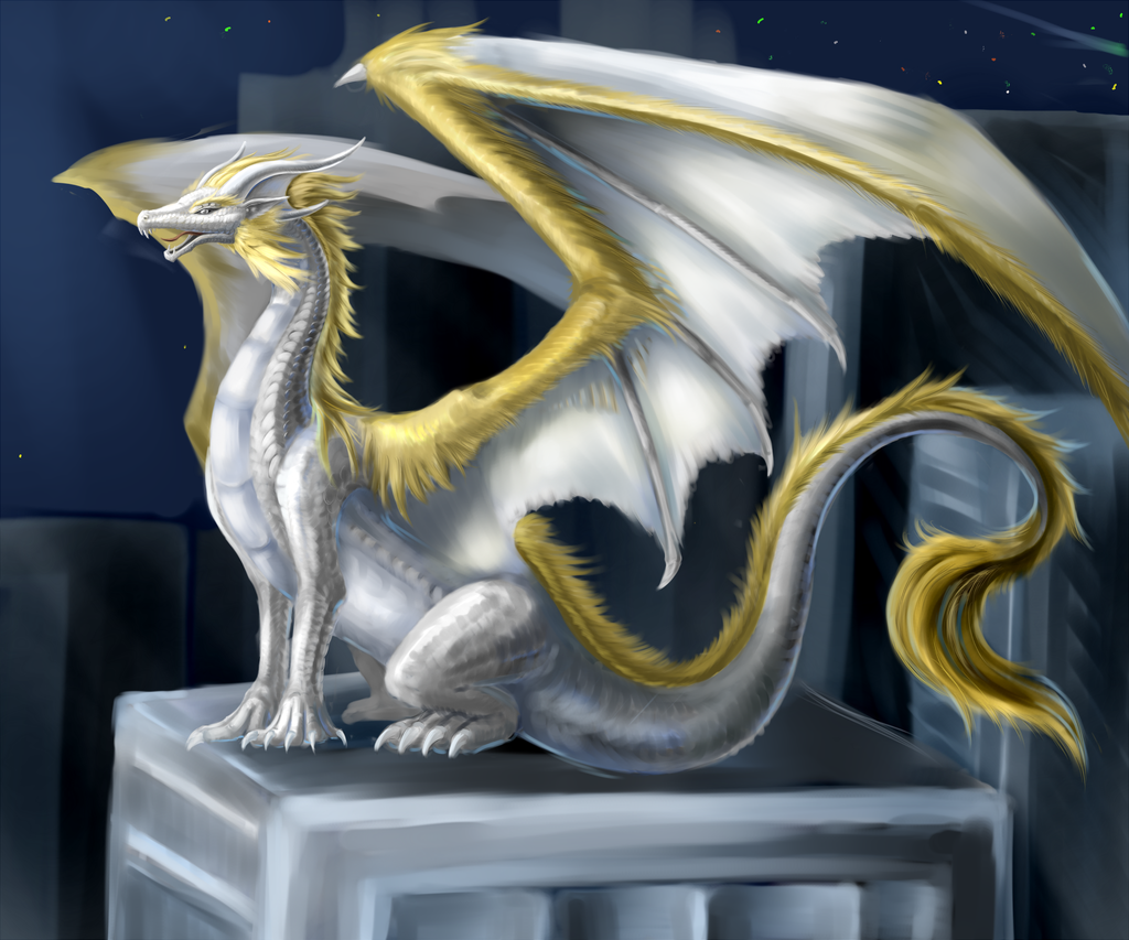  p>龙游踏尘是一条金鳞白鬃应龙. /p>