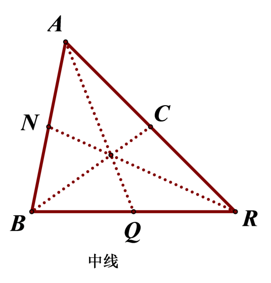 三角形中线_百度百科
