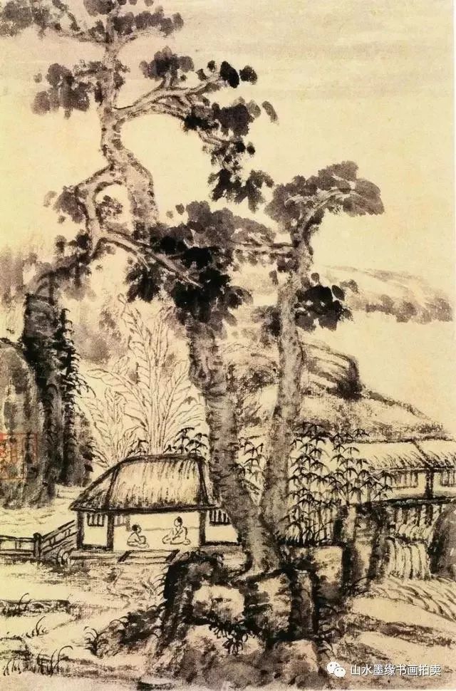 中国山水图 卡通元素的中国山水画插画图片下载-正版图片601447071-摄图网