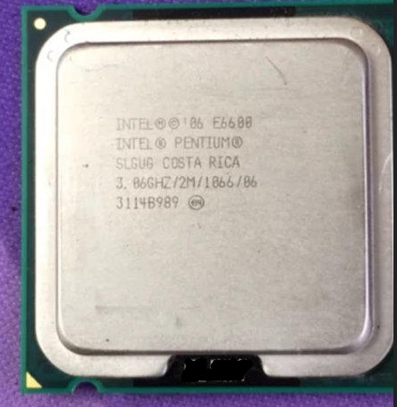intel 奔腾双核 e6600(散)