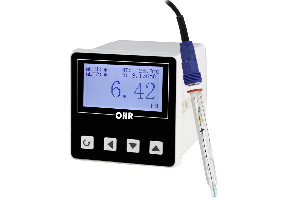  p>ph玻璃电极,又称ph探头,是ph计上与被测物质接触的部分,用来测电极