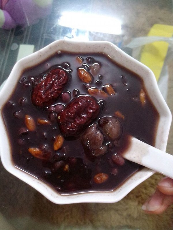 黑米红糖粥