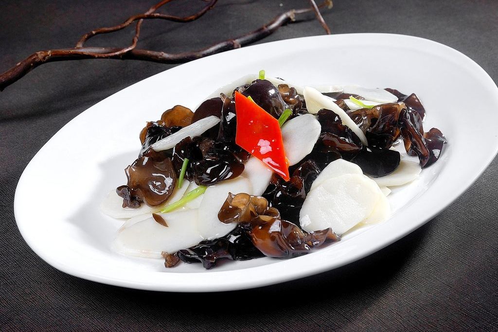 大蒜木耳炒山药