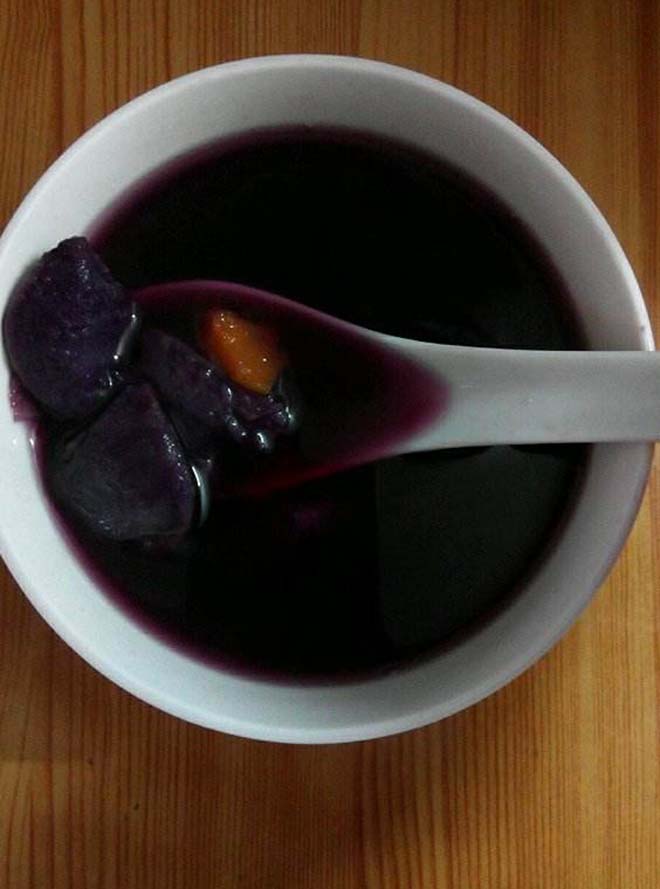 港式紫薯姜糖水