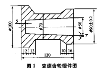 变速齿轮锻件图
