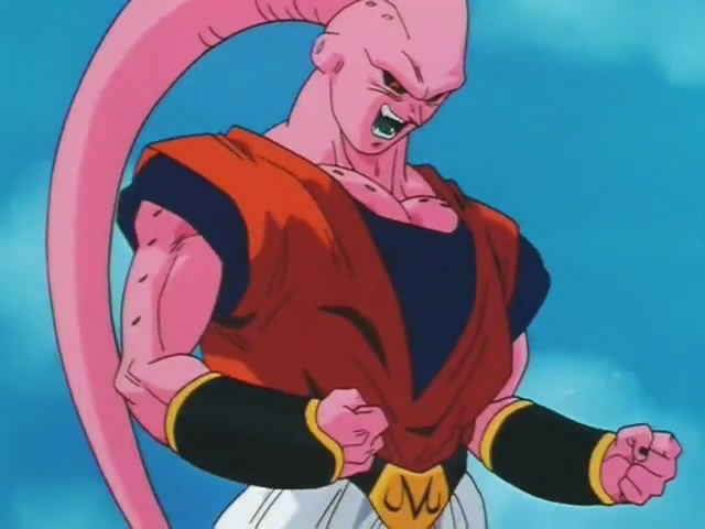 魔人布欧(恶)悟天克斯吸收