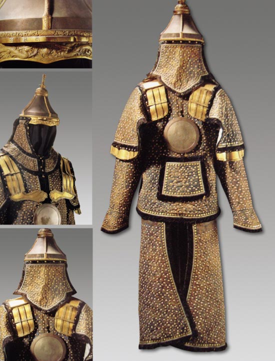  p>护心镜,拼音是hù xīn jìng,汉语词语,意思是古代镶嵌在战衣胸背