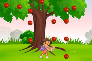  p>《朵拉接苹果》是一款敏捷类网页游戏. /p>