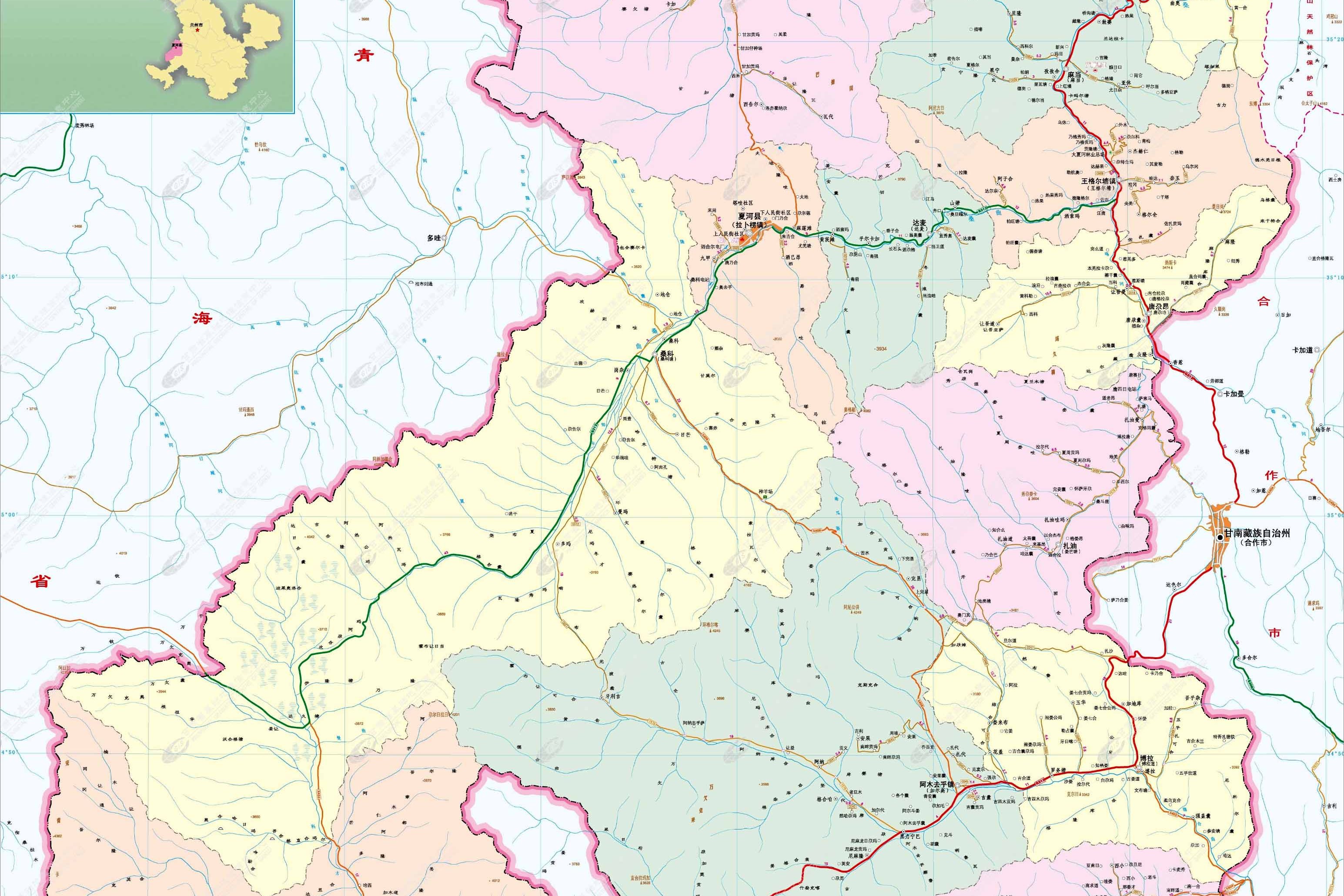 甘南藏族自治州夏河县