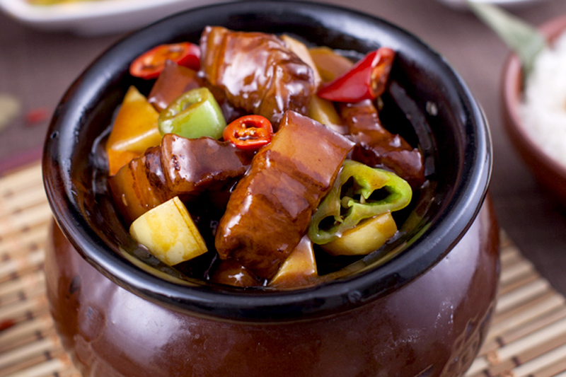 瓦罐煲羊肉
