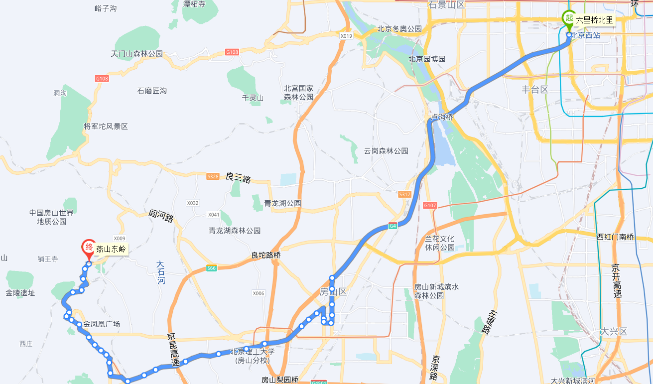 北京公交901路快车