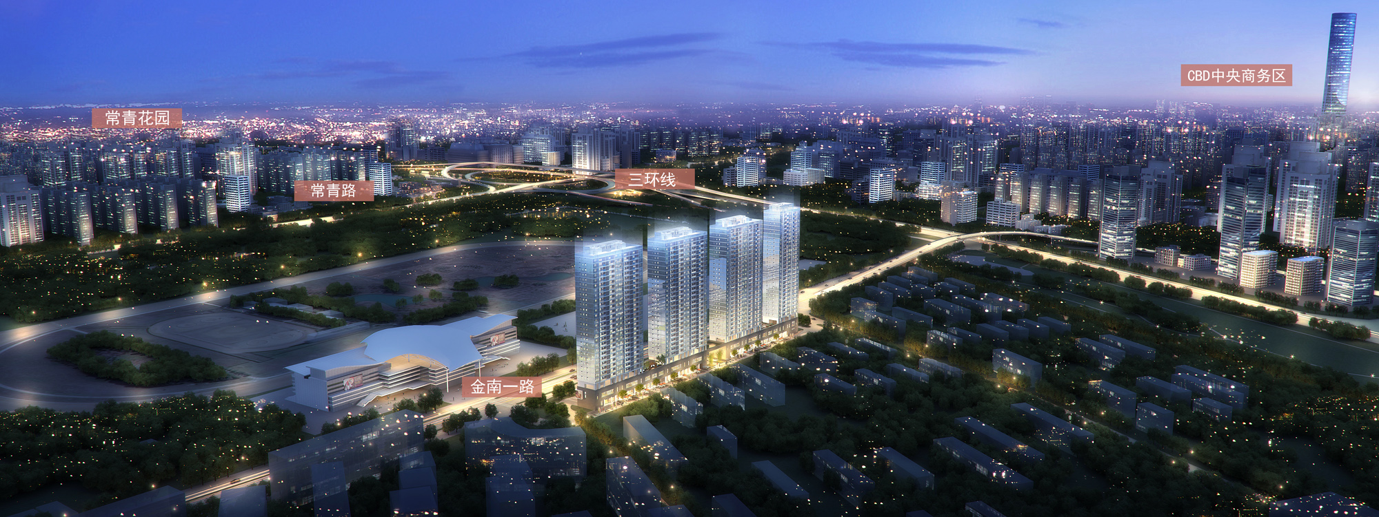  p>卧龙东方郡位于武汉市东西湖金银湖,由耀江神马实业(武汉)有限公司