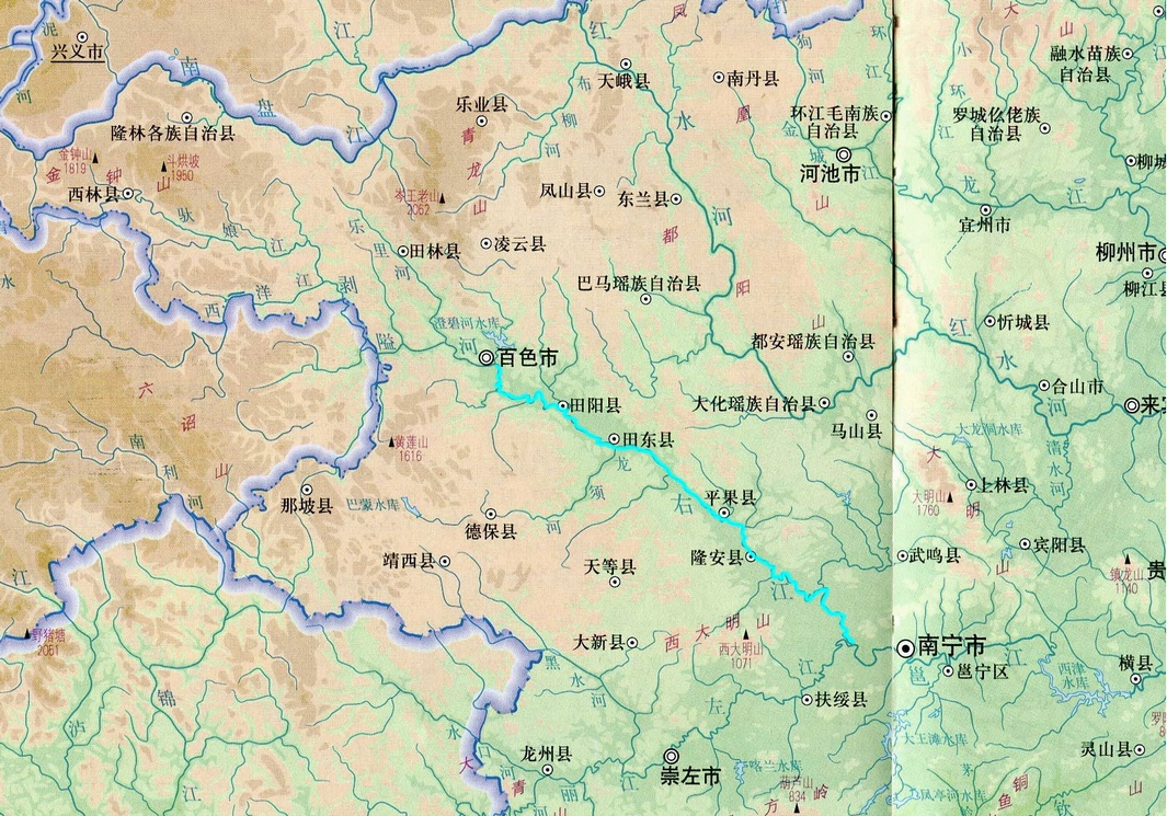  p>右江,是 a target="_blank" href="/item/珠江水系/7528593" data