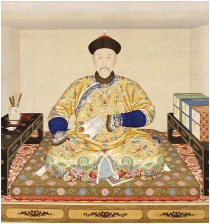 雍正帝读书像