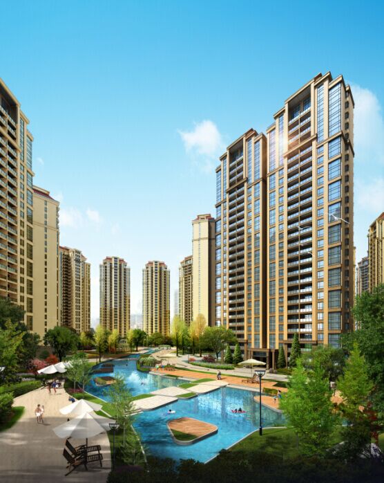  p>仁恒滨河湾位于成都市政府重点规划发展的"两轴四片"中的东大街