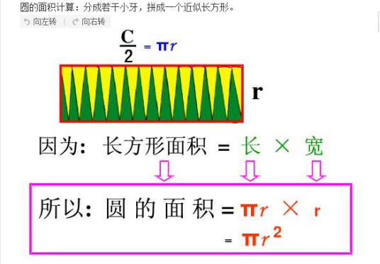 圆面积公式 百度百科