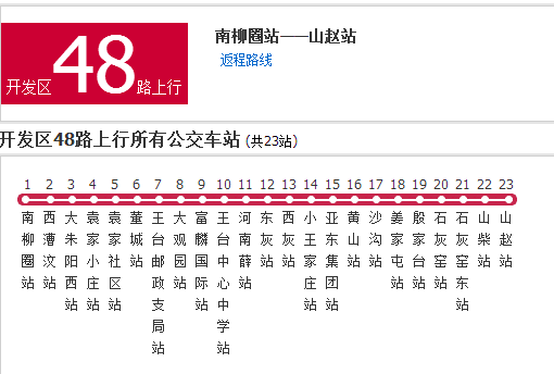 青岛公交开发区48路