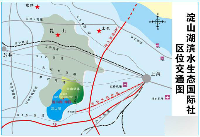  p>淀山湖绅园住宅区位于昆山市淀山湖镇.基地用地总面积6.805公顷.