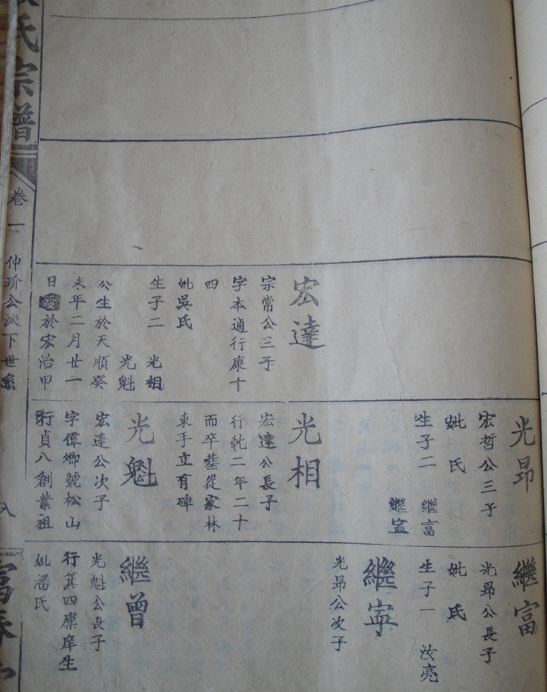 严氏宗谱