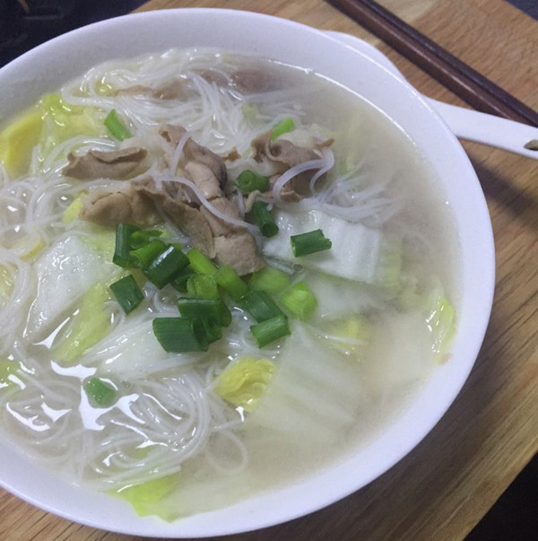 白菜粉丝羊肉汤