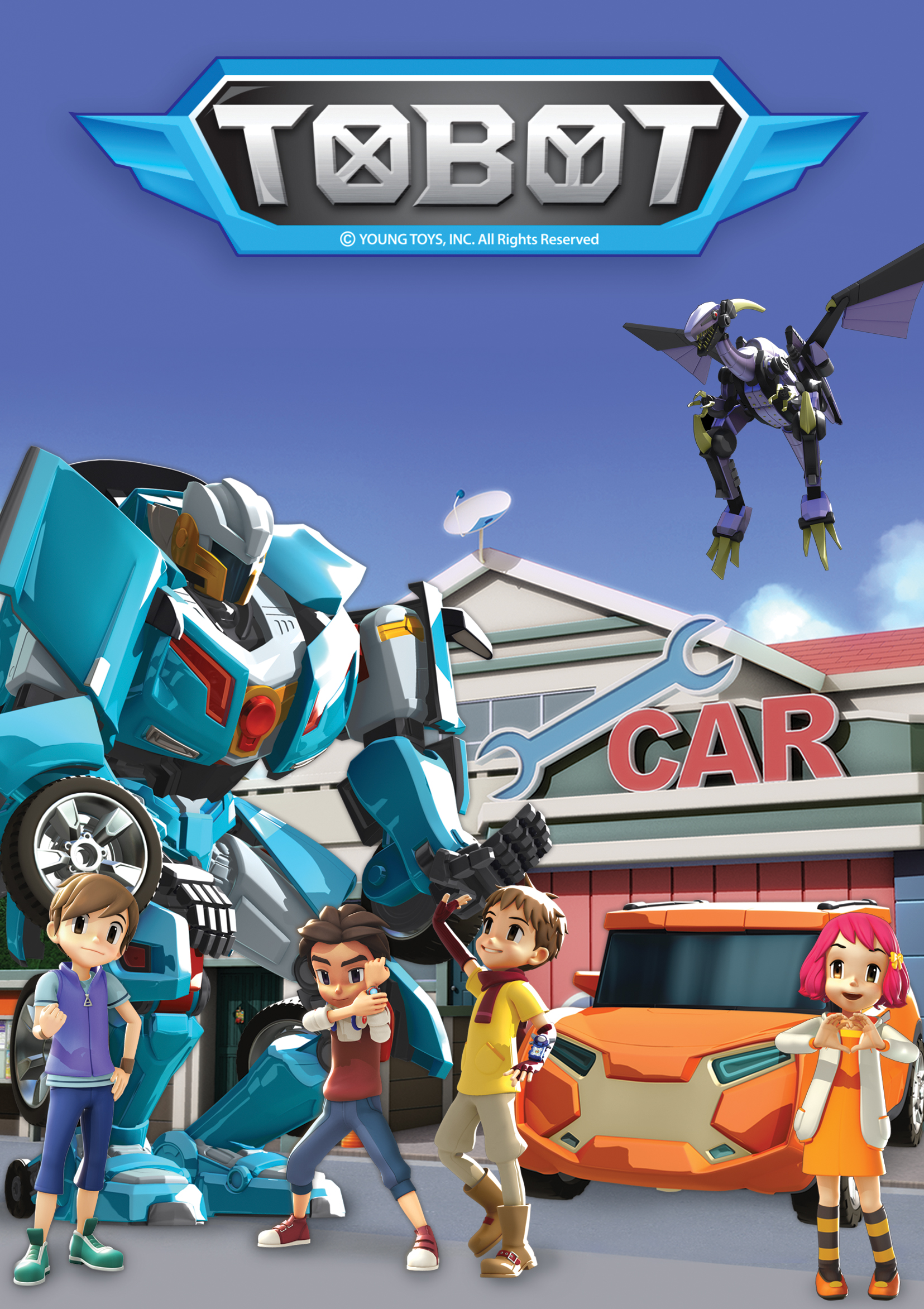 《托宝兄弟》(tobot)是由捷成华视网聚独家代理发行的动画片