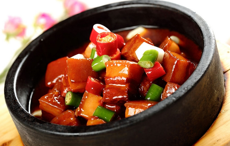 红烧肉豆腐扣