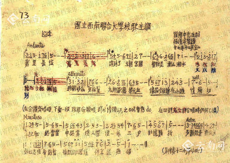  p>国立西南联合大学(the national southwest associated university