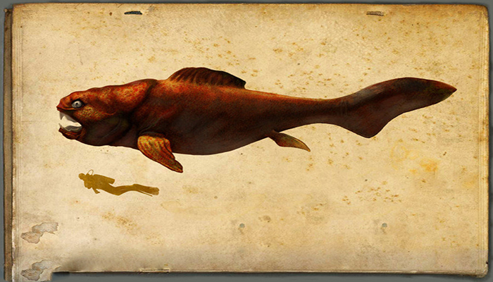  p>邓氏鱼(dunkleosteus terrelli),是一种活于泥盆纪时代(距今约3.