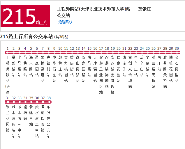 data-lemmaid="13983169">天津公交 /a>215路是一条公交线路, span