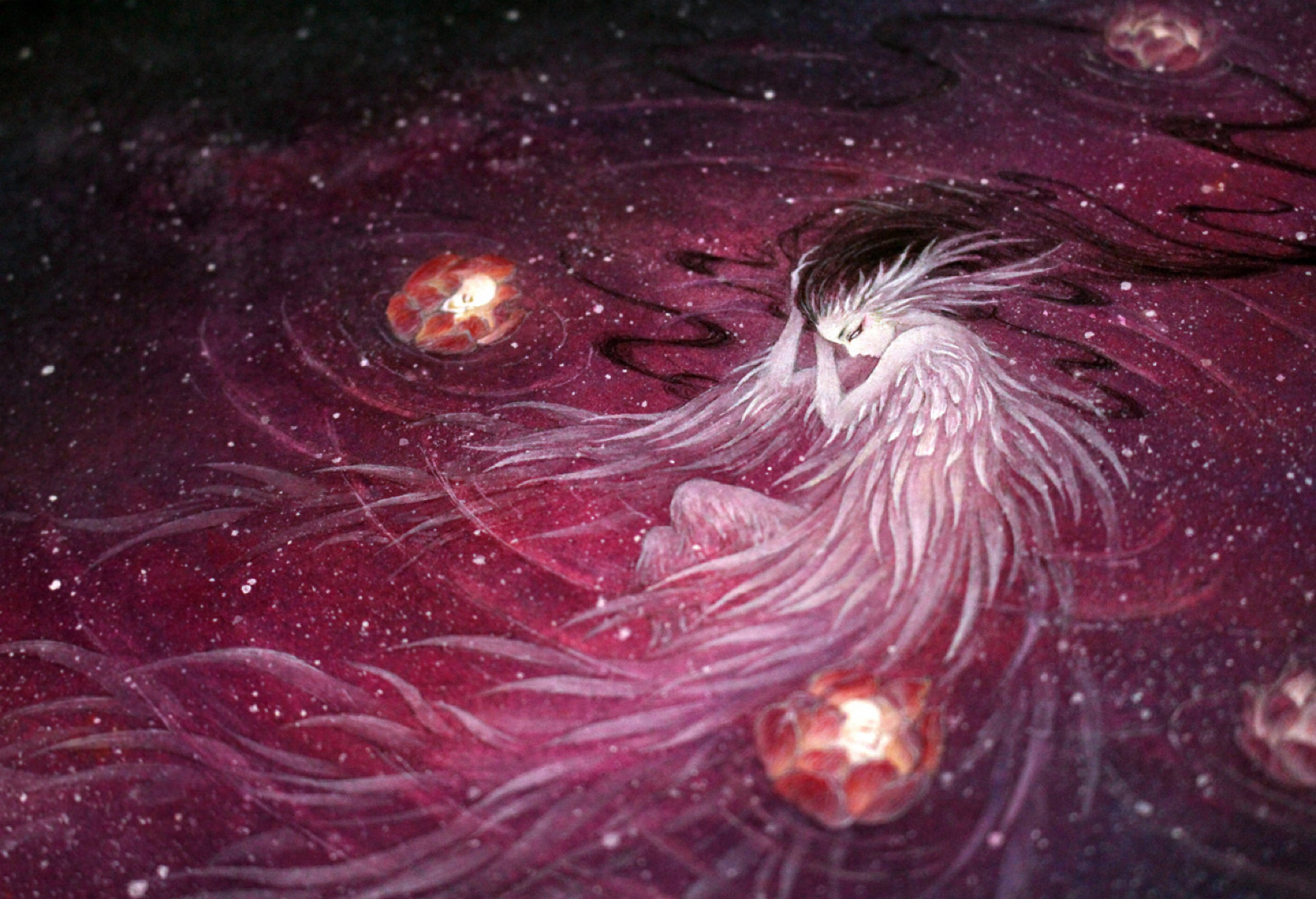 姑获鸟是中国神话传说中的妖怪,有时以九头的样子显形