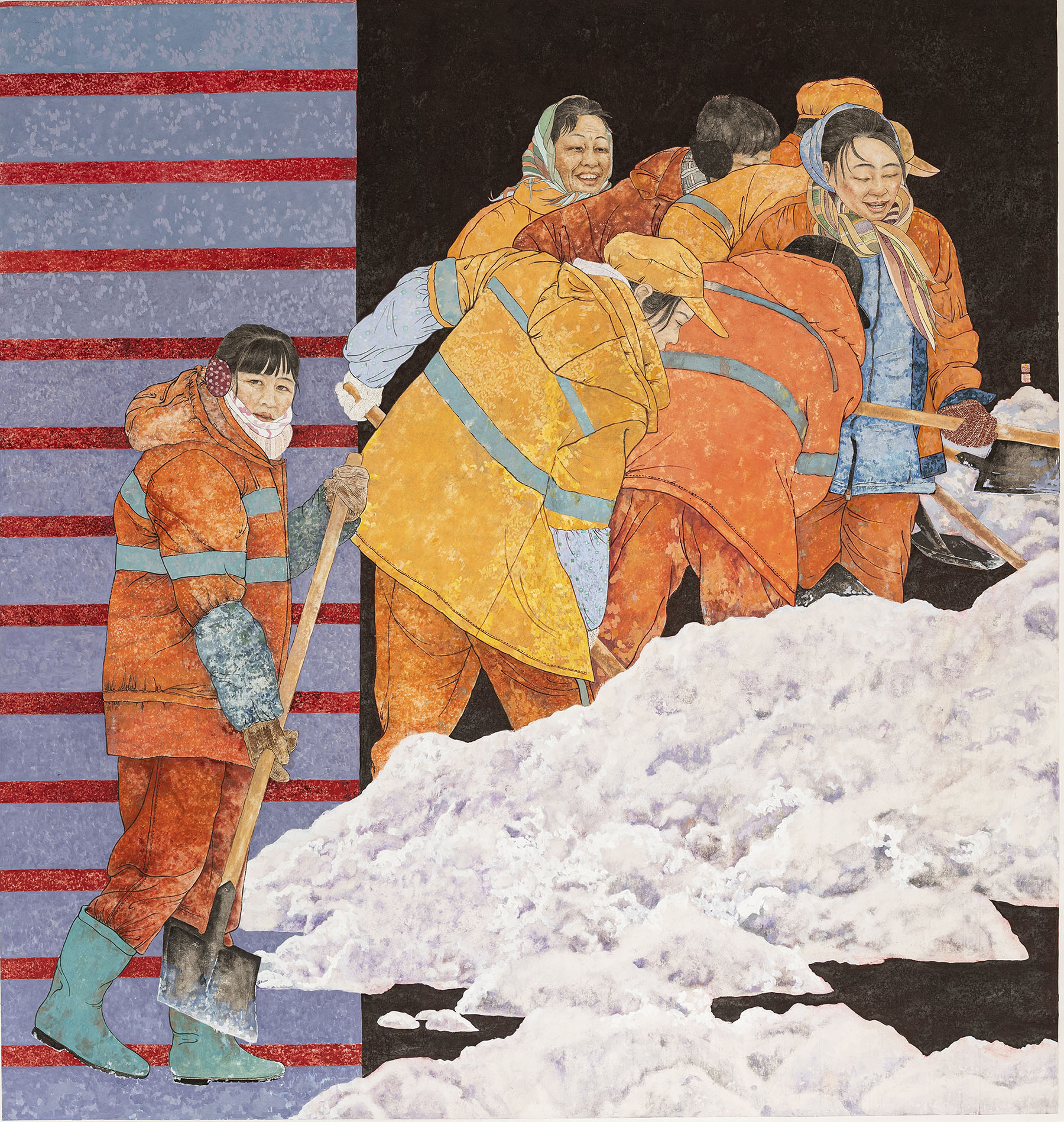 " data-lemmaid="3013723">淮北师范大学,主攻国画人物和花鸟,兼