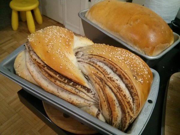 豆沙千层吐司面包