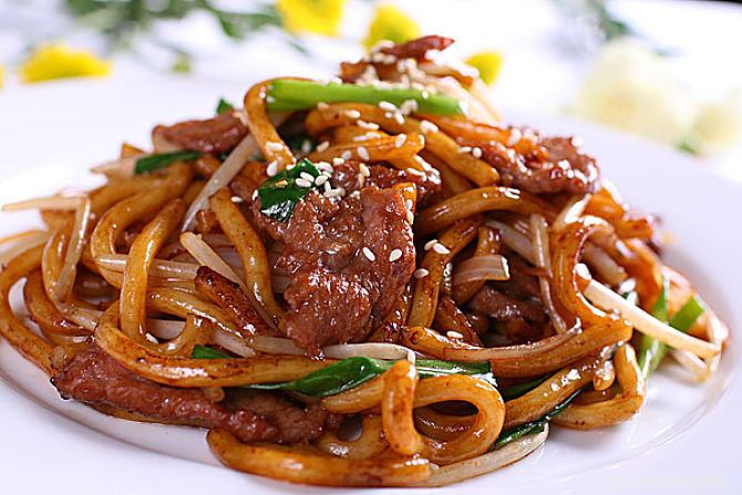 干炒牛肉米粉