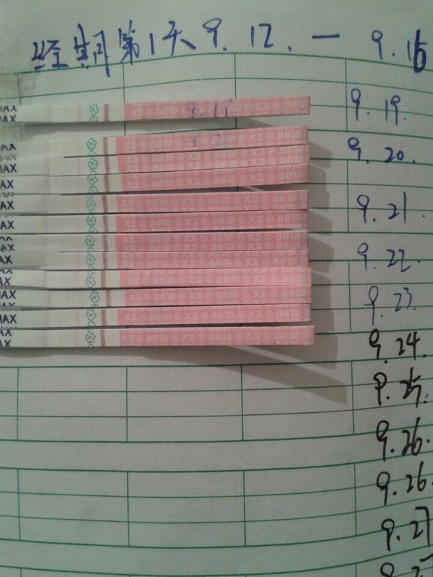 排卵试纸弱弱阳