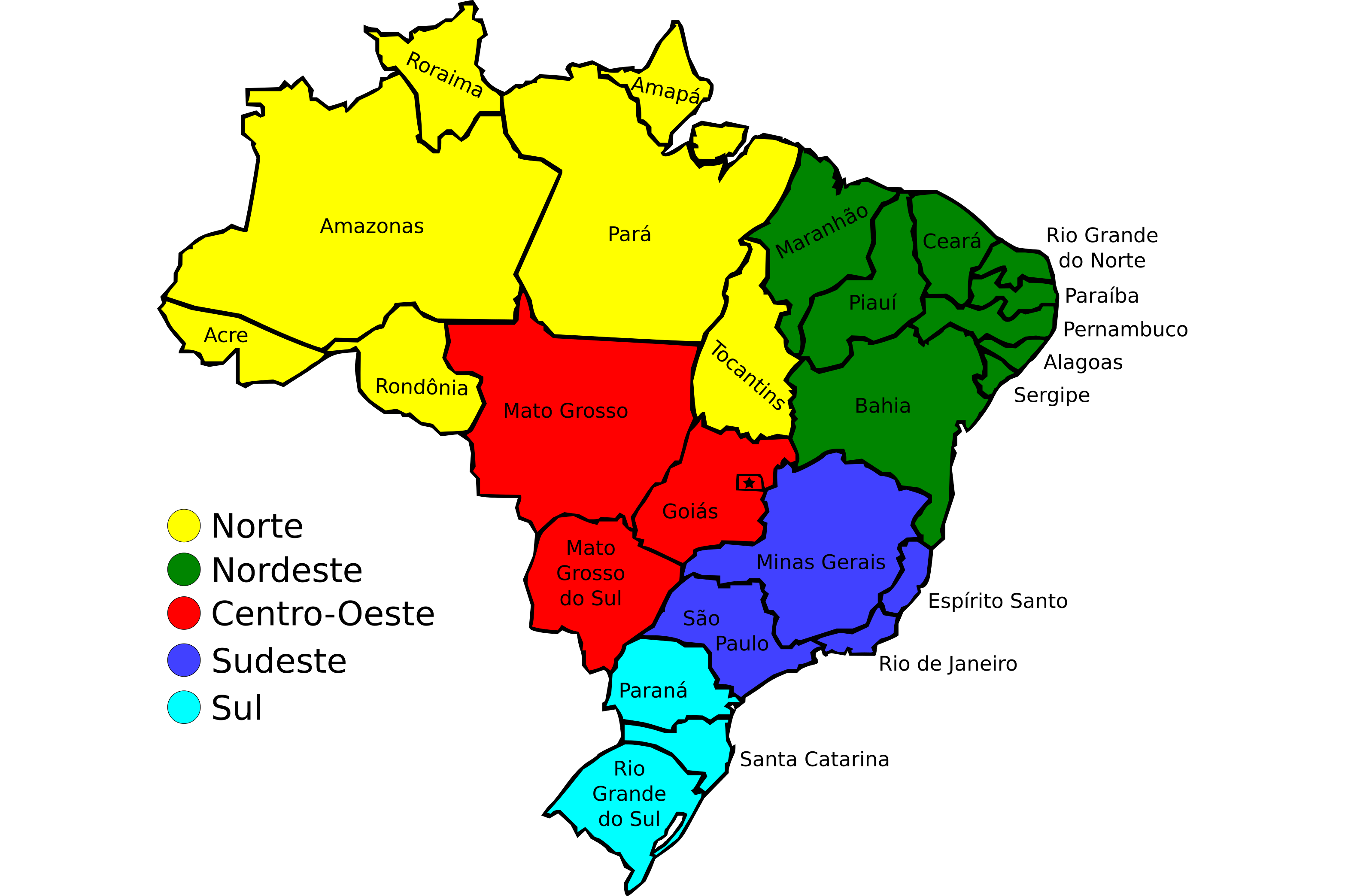 巴西行政区划