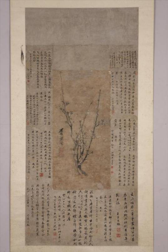 明陈继儒梅花图轴_百度百科