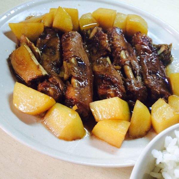 鸭翅炖土豆