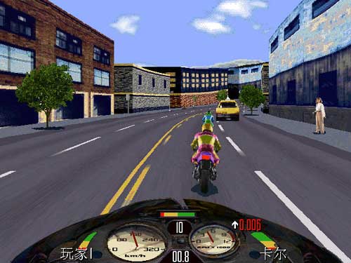  p>暴力摩托2002是一款与众不同的竞速类游戏,它拥有非常逼真的画面和
