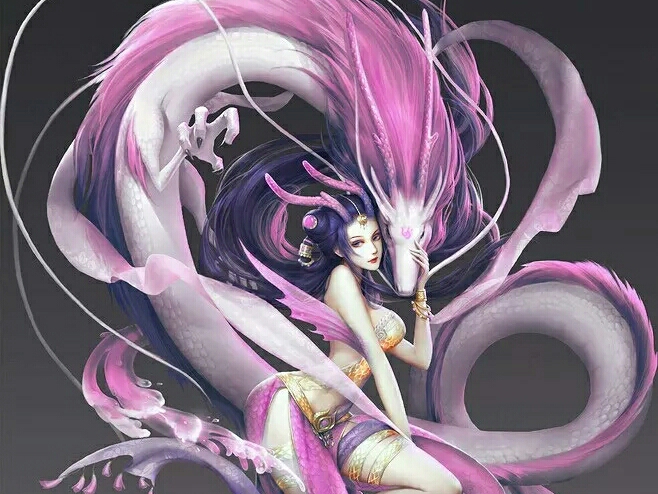 中的重要女角色,神龙半人族的公主