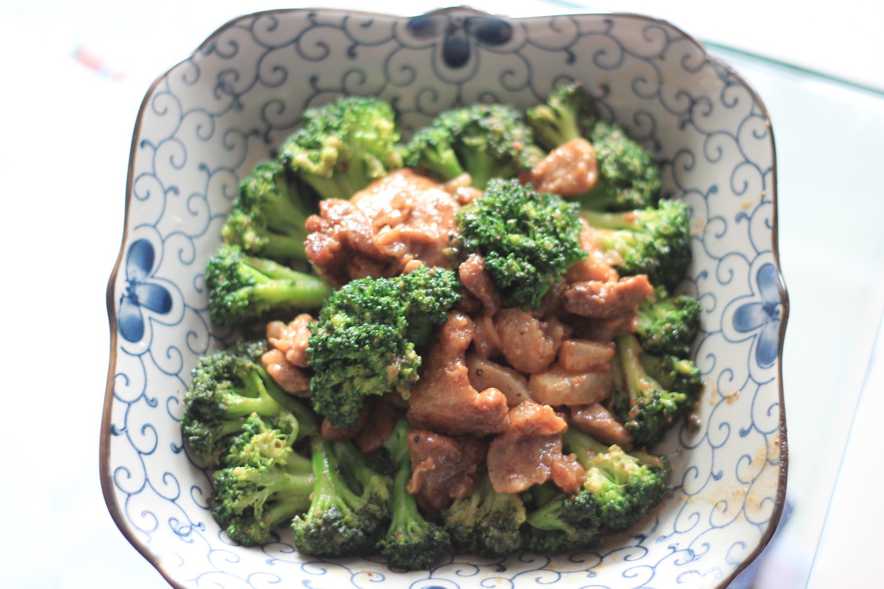 沙茶酱猪肉炒西兰花