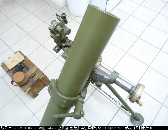  p>美国制造的81毫米中型迫击炮,30年代起装备部队.