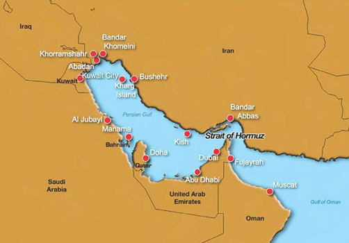 霍尔木兹海峡(英语: /b> b> i>strait of hormuz /i> /b> b>;阿拉伯语