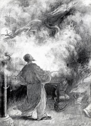  p data-id="go0mkvtgpc">《画龙点睛》是由徐悲鸿创作的一部素描作品