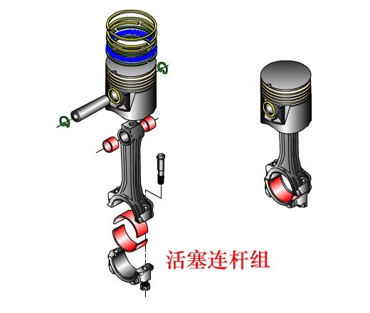 摩托车活塞连杆组